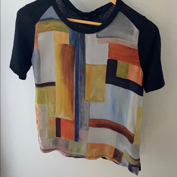 Zara Abstract art tshirt - Picture 1 of 3